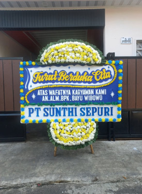 Papan Bunga Duka di Bungus Selatan