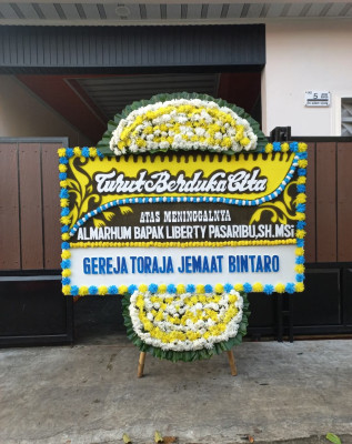 Papan Bunga Duka di Bungus Selatan